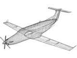 Pilatus PC-12 3D Model