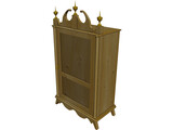 Pillar Clock 3D Model preview
