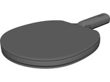 Ping Pong Paddle 3D Model preview