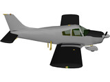 Piper PA-28 Cherokee 3D Model preview