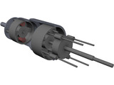 Planetary Gear Set 3D Model