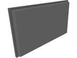 Plasma Screen 3D Model