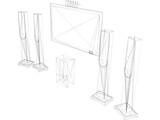 Plasma TV 3D Model