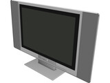 Plasma TV 3D Model preview