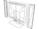 Plasma TV 3D Model