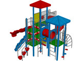 Playground Equipment 3D Model preview