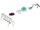 Playground Set 3D Model preview