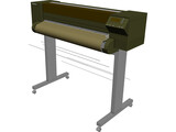 Plotter HP650C 3D Model preview