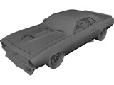 Plymouth AAR Cuda 3D Model preview