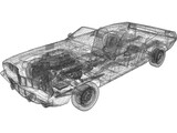 Plymouth Barracuda Cabrio (1970) 3D Model