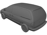 Plymouth Voyager (1997) 3D Model