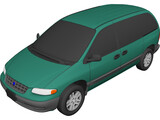 Plymouth Voyager SE (1996) 3D Model preview