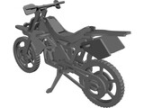 Plywood Motorcycle Enduro 3D Model preview