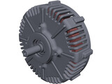 PMG132 Electric Motor 3D Model preview