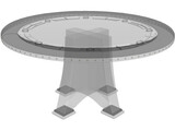 Poker Table 3D Model