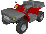 Polaris Sportsman 500 ATV 3D Model preview