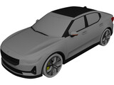 Polestar 2 (2020) 3D Model preview