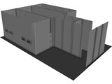 Police Holding Cell 3D Model preview