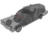 Pontiac Bonneville Ambulance (1963) 3D Model