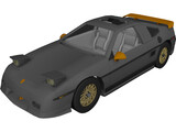 Pontiac Fiero GT Fast back 3D Model preview