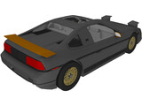 Pontiac Fiero GT Fast back 3D Model