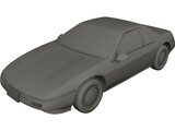 Pontiac Fiero GT 3D Model preview