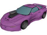 Pontiac Firebird [Supercharged] 3D Model preview