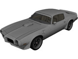 Pontiac Firebird Trans Am SD-455 (1973) 3D Model preview