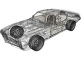 Pontiac Firebird Trans Am SD-455 (1973) 3D Model