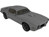 Pontiac Firebird Trans Am SD-455 (1973) 3D Model