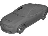 Pontiac G8 3D Model preview