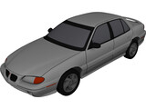 Pontiac Grand Am (1996) 3D Model preview