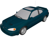 Pontiac Grand Am GT (1999) 3D Model preview
