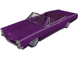 Pontiac GTO Convertible (1967) 3D Model preview