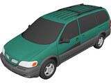 Pontiac Montana (1997) 3D Model preview