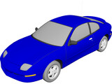 Pontiac Sunfire Coupe (1998) 3D Model preview