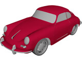 Porsche 356 (1965) 3D Model preview