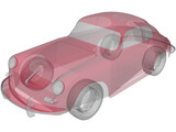 Porsche 356 (1965) 3D Model