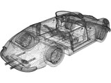 Porsche 356A Speedster (1957) 3D Model