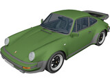 Porsche 911 Turbo (1982) 3D Model preview