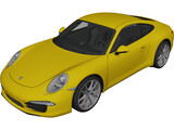 Porsche 911 Carrera (2012) 3D Model preview