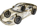 Porsche 911 Carrera (2012) 3D Model