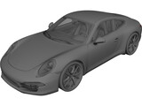 Porsche 911 Carrera S (2012) 3D Model preview