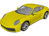 Porsche 911 Carrera S (2020) 3D Model preview