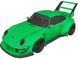 Porsche 911 RWB (1993) 3D Model preview