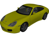 Porsche 911 Carrera 4S (2002) 3D Model preview