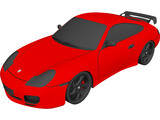 Porsche 911 GT3 3D Model preview