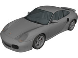 Porsche 911 Turbo (2001) 3D Model preview