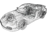 Porsche 911 Turbo (2001) 3D Model