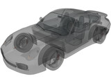 Porsche 911 Turbo (2001) 3D Model
